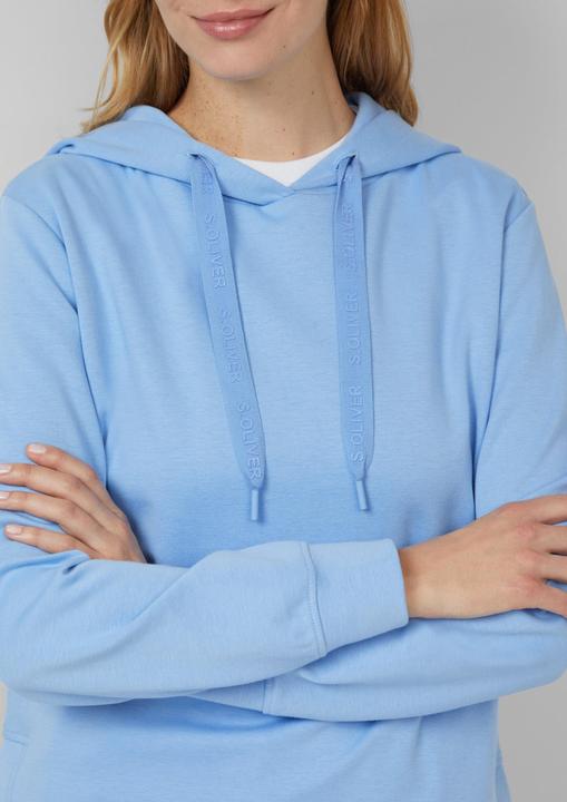 Produktbild s.Oliver Sweatshirt Sweatshirt im Relaxed Fit mit Seitenschlitz (36)