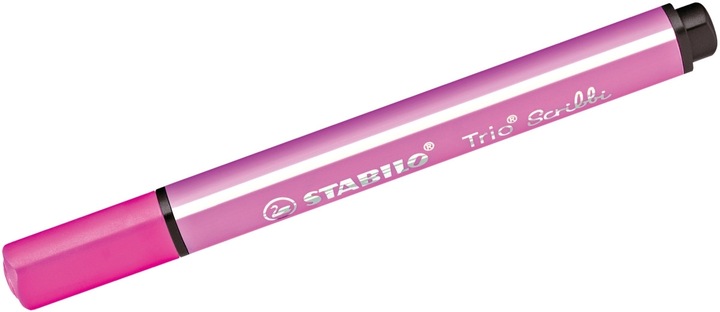 Produktbild STABILO Trio Scribbi Gefederter Dreikant-Filzstift (Rosa, 1 x)