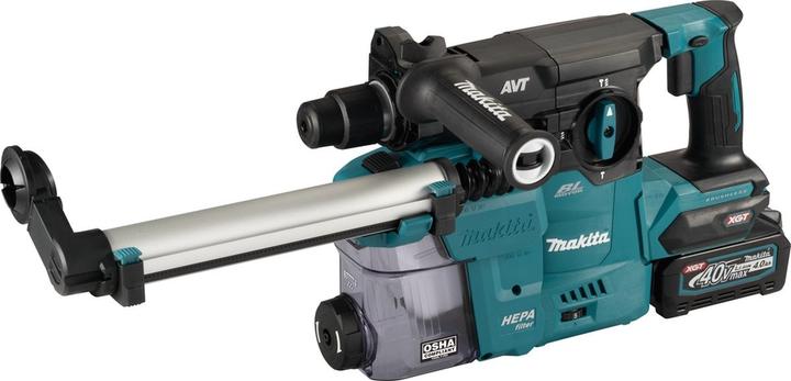 Image du produit Makita Marteau combiné sans fil 40V SDS-PLUS HR008GM202 / 2x batterie4,0 Ah en coffret de transport