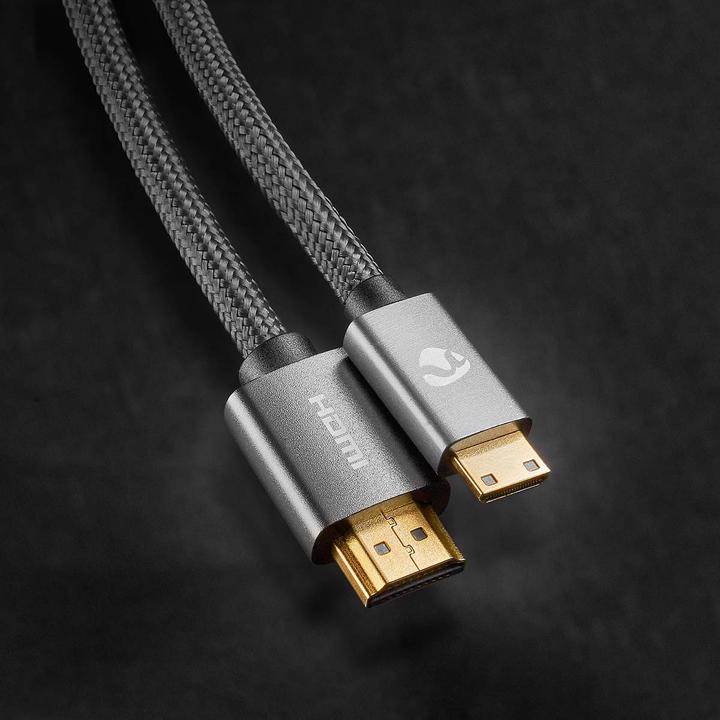 Produktbild Nedis High Speed??HDMI T Kabel mit Ethernet HDMIT Stecker HDMIT Mini Stecker 4K@60Hz 18 Gbps 2.00 m (2 m)