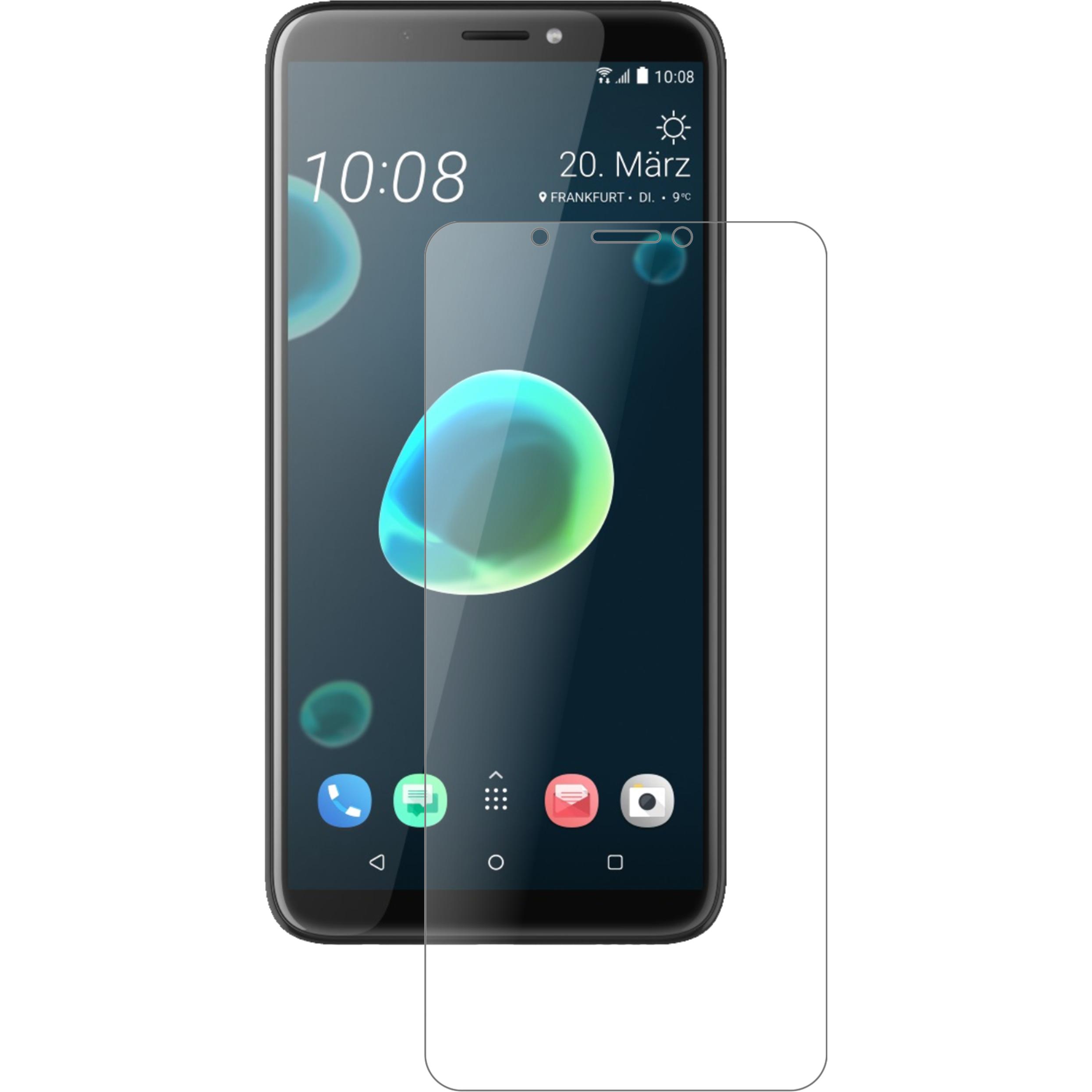 Thumbnail - Dipos Displayschutz Anti-Shock (2 Stück, HTC Desire 12), Smartphone Schutzfolie, Transparent