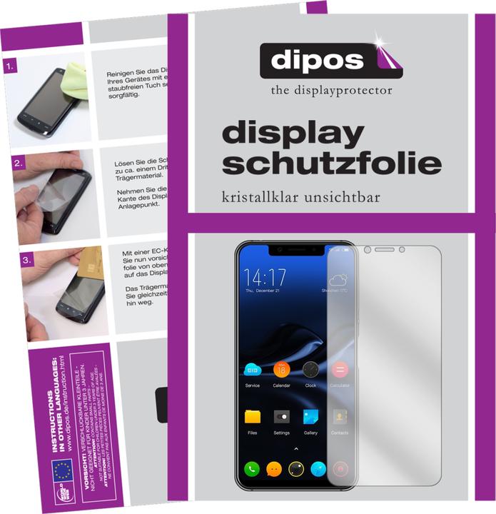 Produktbild Dipos Displayschutzfolie Crystalclear (1 Stk., Elephone A4)