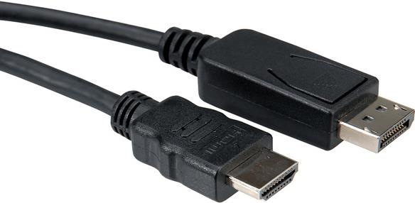 Actual product image Roline DisplayPort — HDMI (Typ A) (4.50 m, DisplayPort, HDMI)