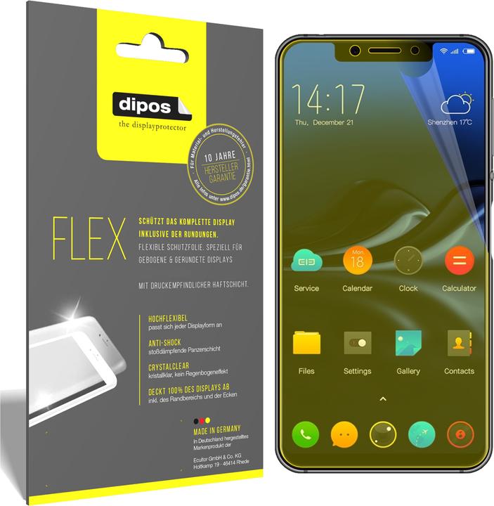 Actual product image Dipos Screen Protector Full-Cover 3D (2 pcs., Elephone A4)