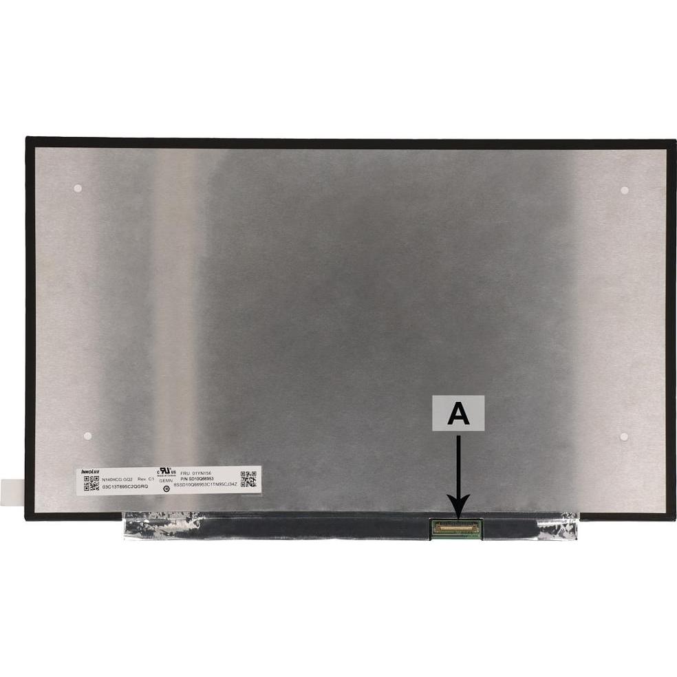 2-Power 14 1920x1080 FHD LED 30 Pin IPS Mat, Pezzo di ricambio notebook