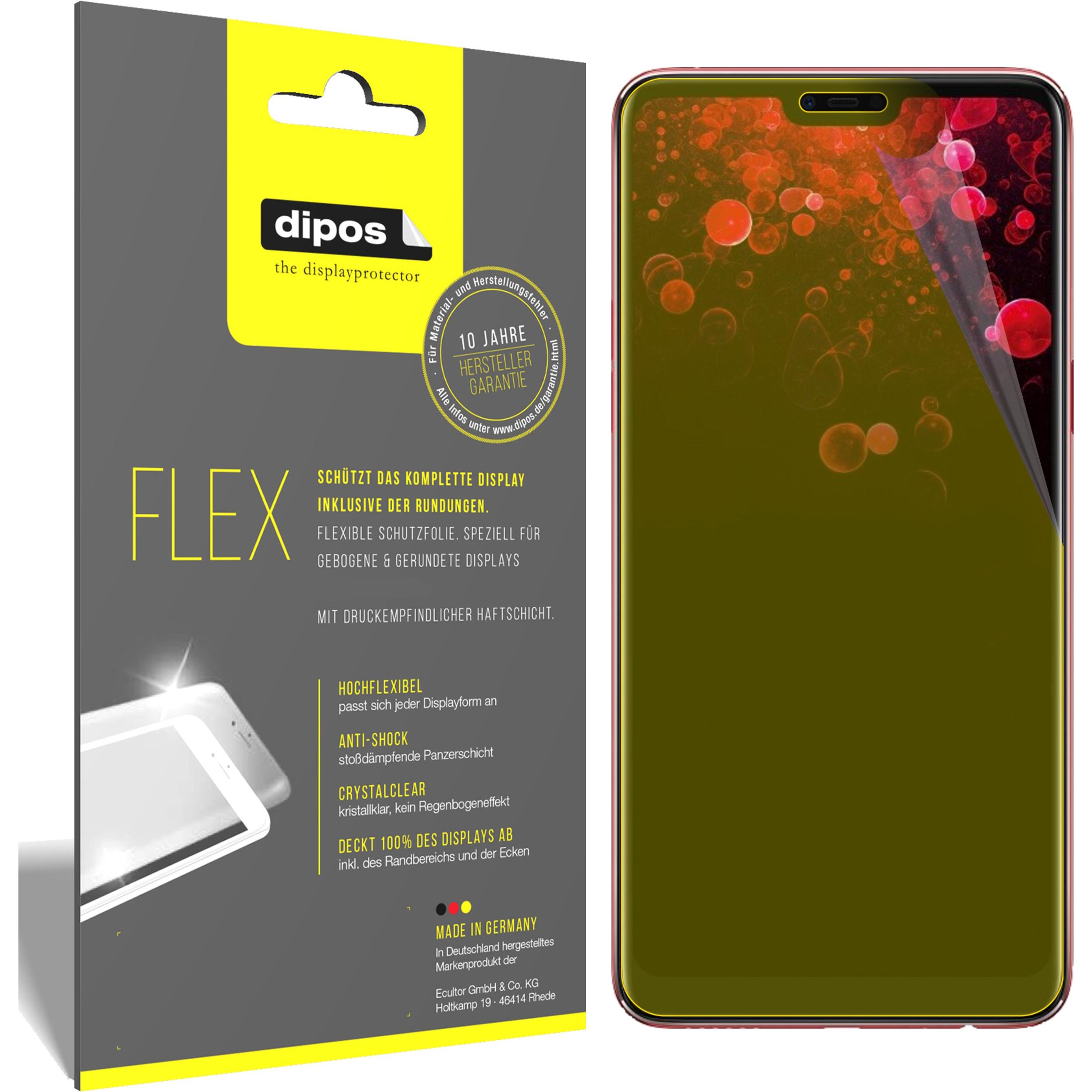 Thumbnail - Dipos Displayschutzfolie Full-Cover 3D (3 Stück, Oppo F7), Smartphone Schutzfolie, Transparent