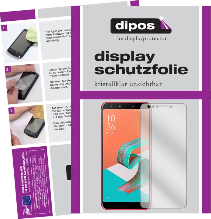 Actual product image Dipos Screen Protector Crystalclear (2 pcs., Asus Zenfone 5 Lite (ZC600KL))