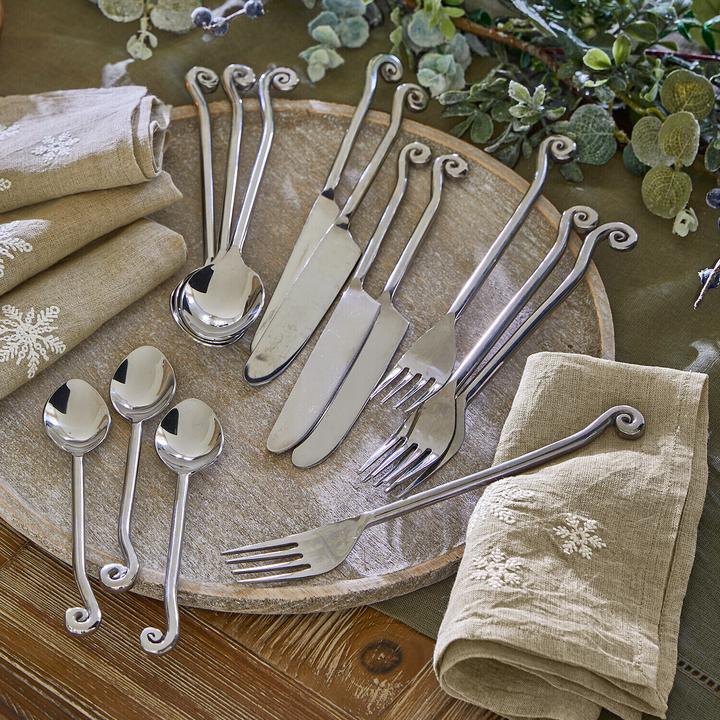 Image du produit Loberon Couverts Hadley argent (4 pcs, Set de couverts)
