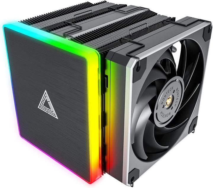 Produktbild Montech Metal DT24 Premium CPU-Kühler, ARGB, 2x120mm (158 mm)