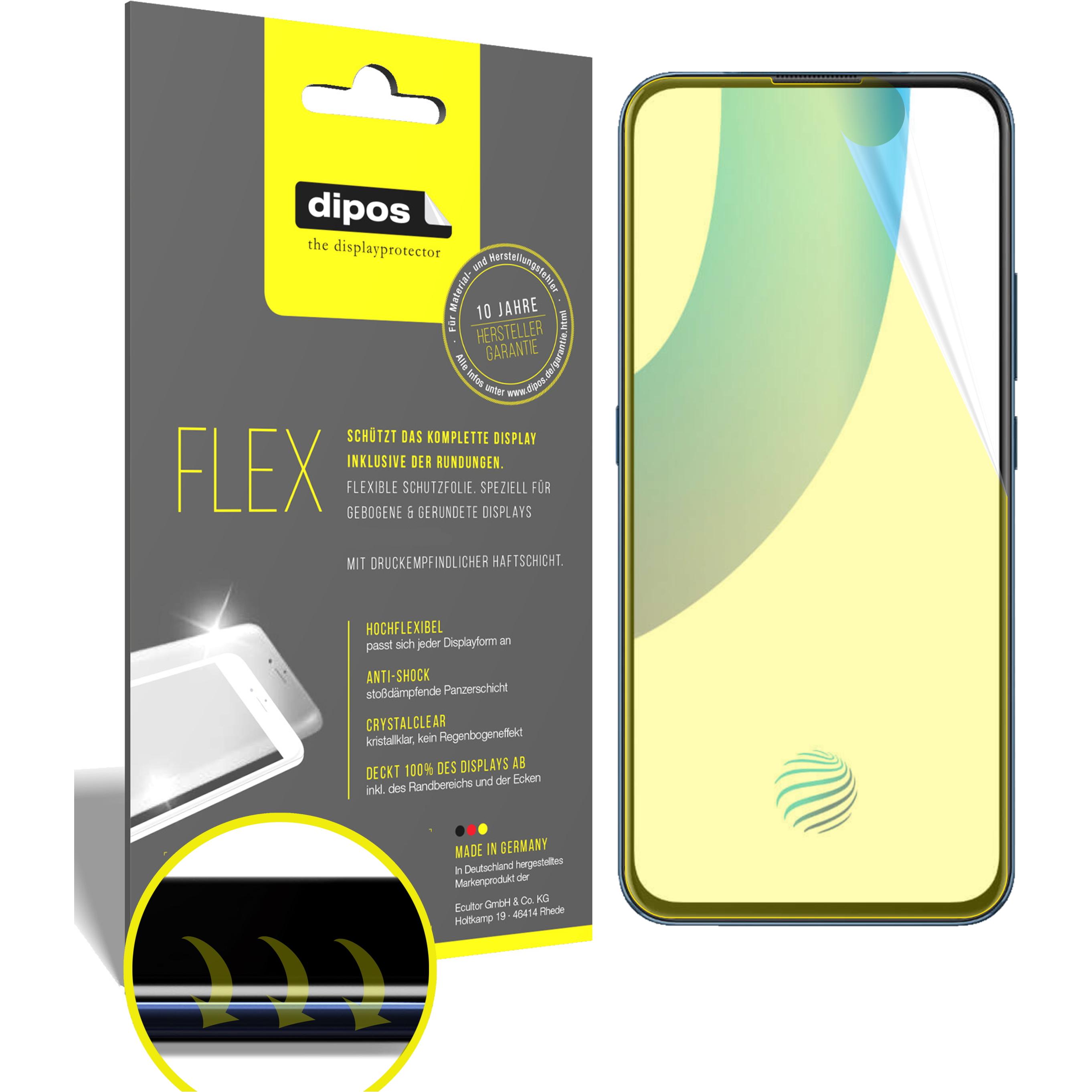 Thumbnail - Dipos Displayschutzfolie Full-Cover 3D (3 Stück, Vivo V17 Pro), Smartphone Schutzfolie, Transparent