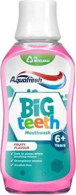 Actual product image Aquafresh Big Teeth Mouthwash Mint Mouthwash For Children 300Ml (300 ml, Mouthwash)