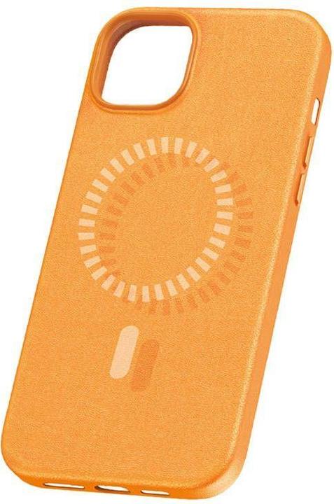 Produktbild Baseus Magnetic Phone Case for iPhone 15 Plus Fauxther Series (Orange) (Apple iPhone 15 Plus)