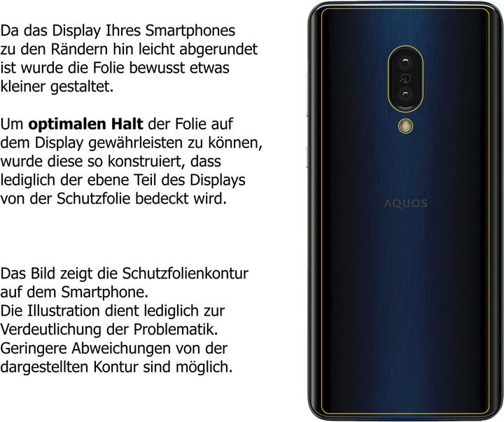 Produktbild Dipos Displayschutzfolie Crystalclear (6 Stk., Sharp Aquos Zero 2)