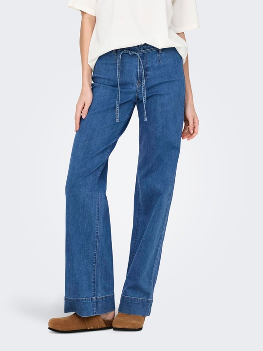 Produktbild Only ONLJUICY-WAUW Hohe Taille Weiter Beinschnitt Jeans Jeans mit weitem Bein (32)