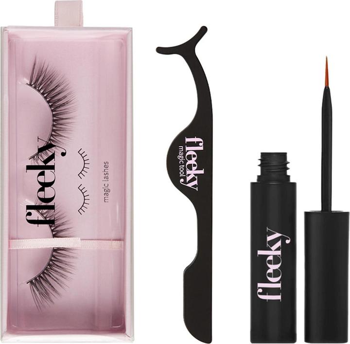 Immagine prodotto Fleeky Kit Magic Lashes - Ciglia artificiali con colla e applicatore (Ciglia artificiali)