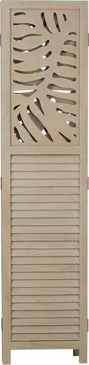 Produktbild Greendeco Room Divider Privacy Screen Paravent 3 Panel Foldable Wooden Screen Sand Beige