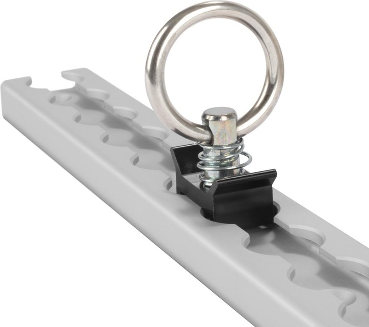 Produktbild Stahlwerk Zurrschienen 2er Set mit Zurrösen 30 cm Aluminium Airlineschiene