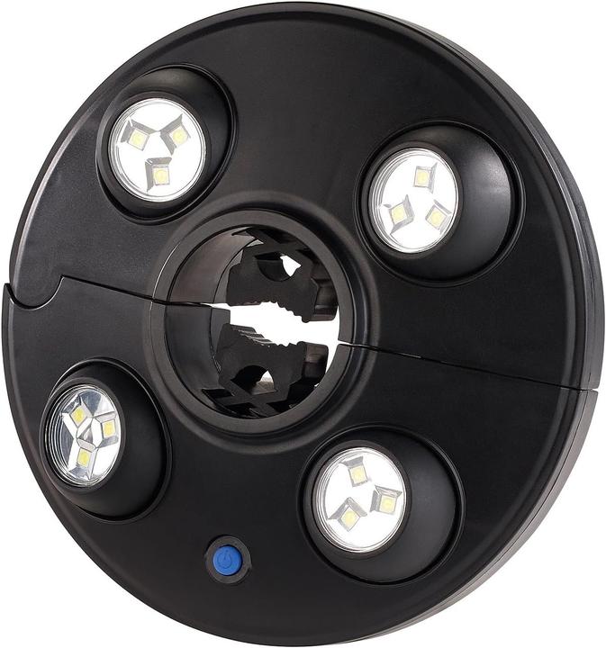 Actual product image Luminea LED umbrella lamp rotating and dimmable spots (250 lm)