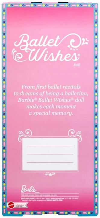 Image du produit Barbie Poupée Ballet Wishes Danseuse Étoile