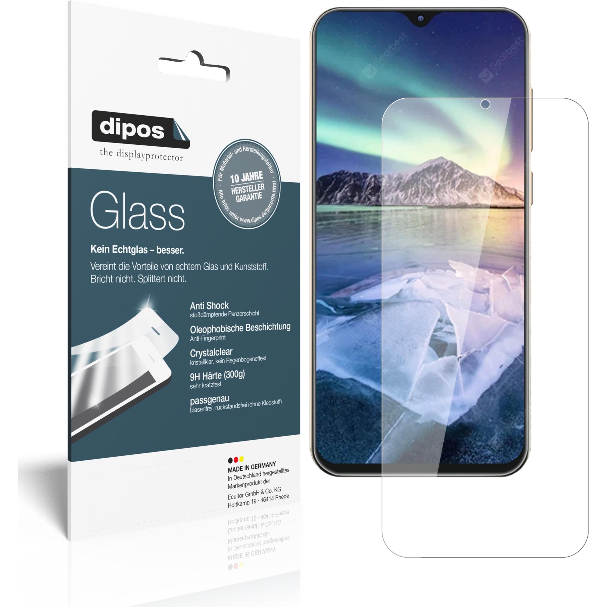 Dipos Displayschutz Anti-Shock (2 Stück, Nokia X20), Smartphone Schutzfolie, Transparent