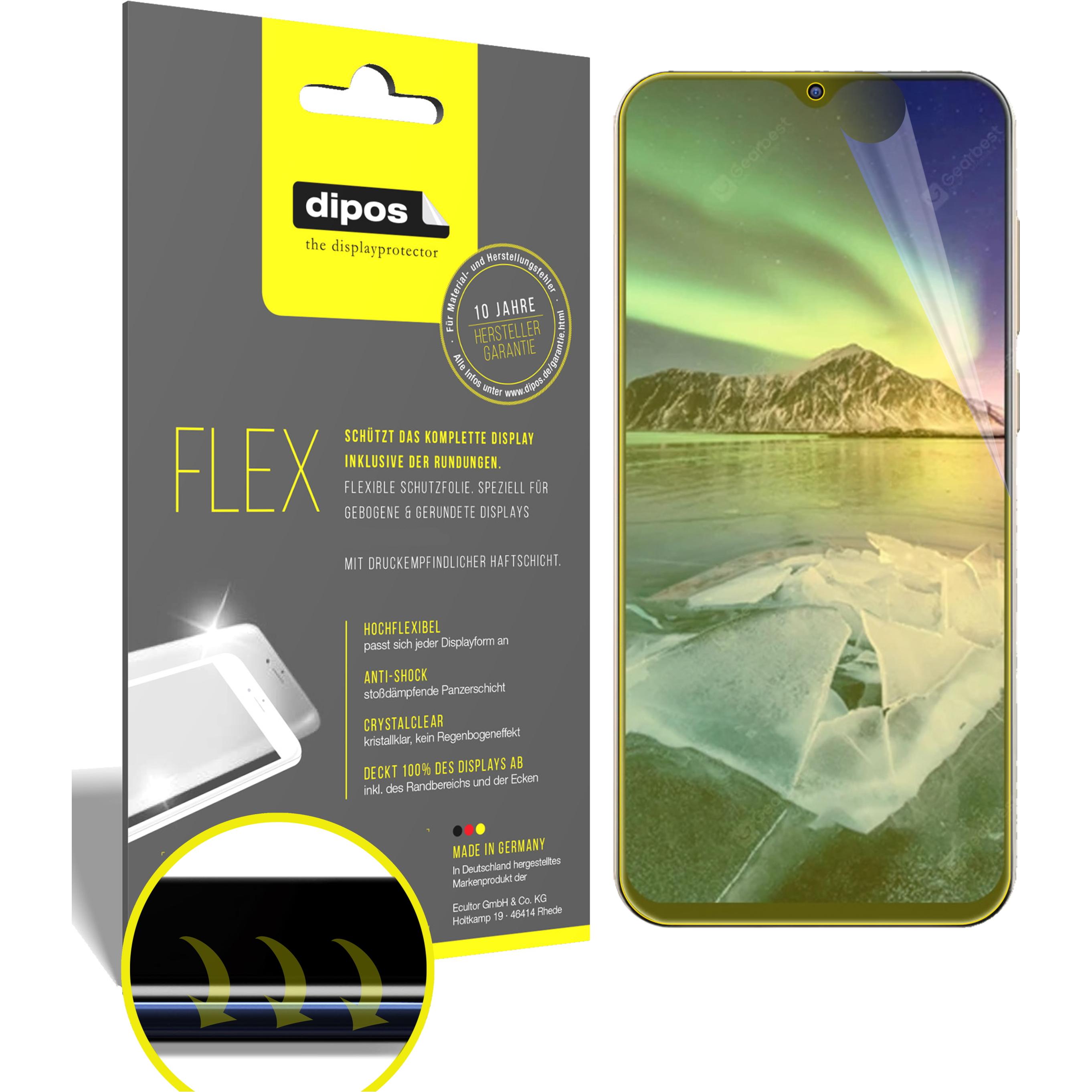 Dipos Displayschutzfolie Full-Cover 3D (2 Stück, Nokia X20), Smartphone Schutzfolie, Transparent