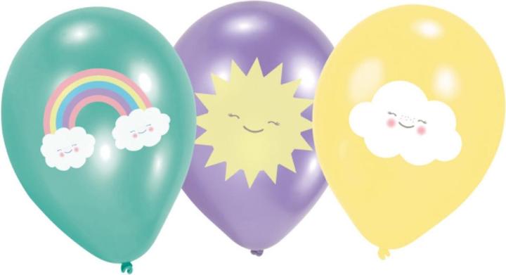 Amscan Rainbow & Cloud (6x)