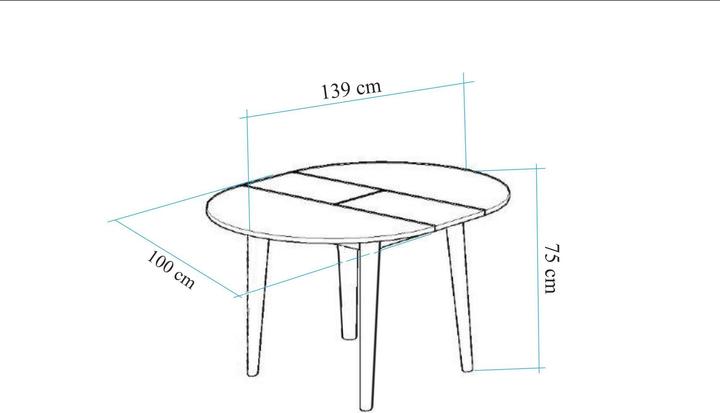 Actual product image Homitis Vina (100 x 100 x 75 cm)