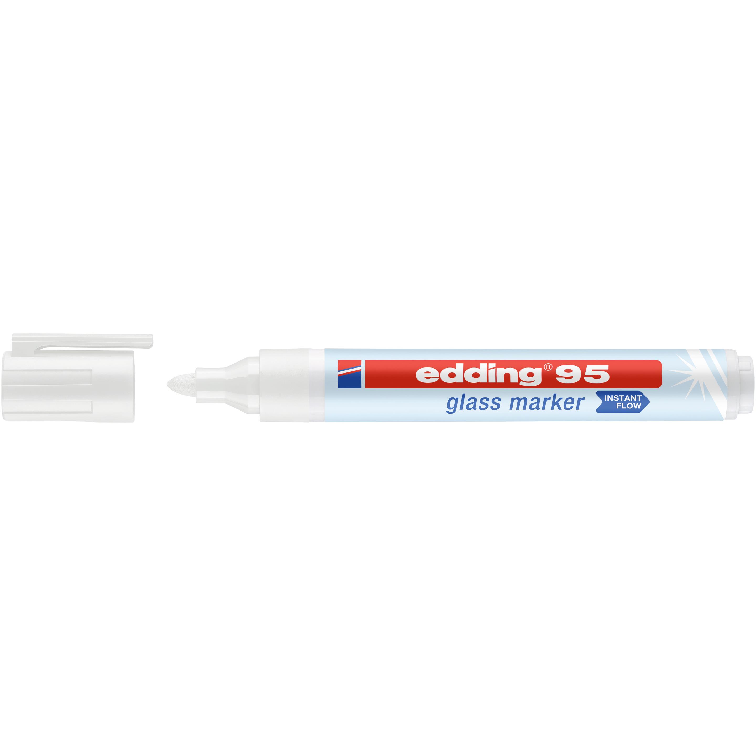Edding, Marker, Glasmarker (Weiss, 3 mm, 1 x)
