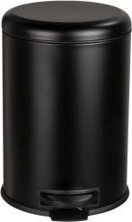 Produktbild Wenko Treteimer Leman Easy Close 12 Liter schwarz matt (12 l)