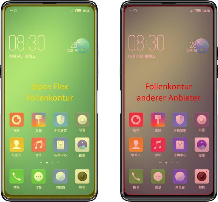 Produktbild Dipos Displayschutzfolie Full-Cover 3D (3 Stk., ZTE Nubia Z18S)