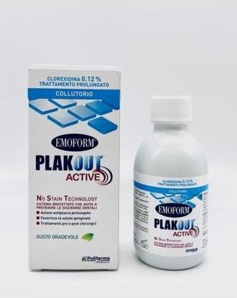 Produktbild Emoform Plak Out Active Mundwasser Anti Plaque Behandlung 200ml (200 ml, Mundspülung)