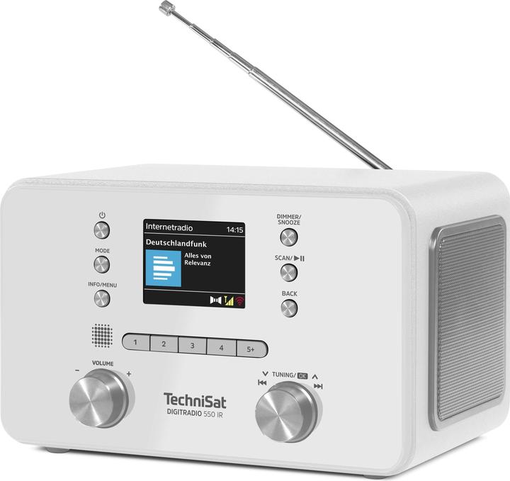Actual product image TechniSat DiditRadio 550 IR weiss (DAB+, FM, Bluetooth, Wi-Fi)