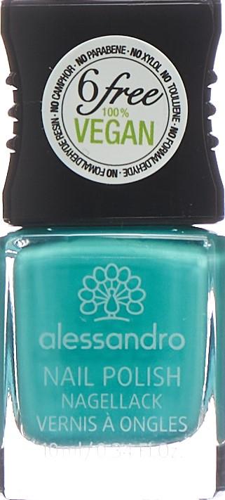 Actual product image Alessandro Mintastic 10 (Mint, Peelable nail polish, UV gel varnish)
