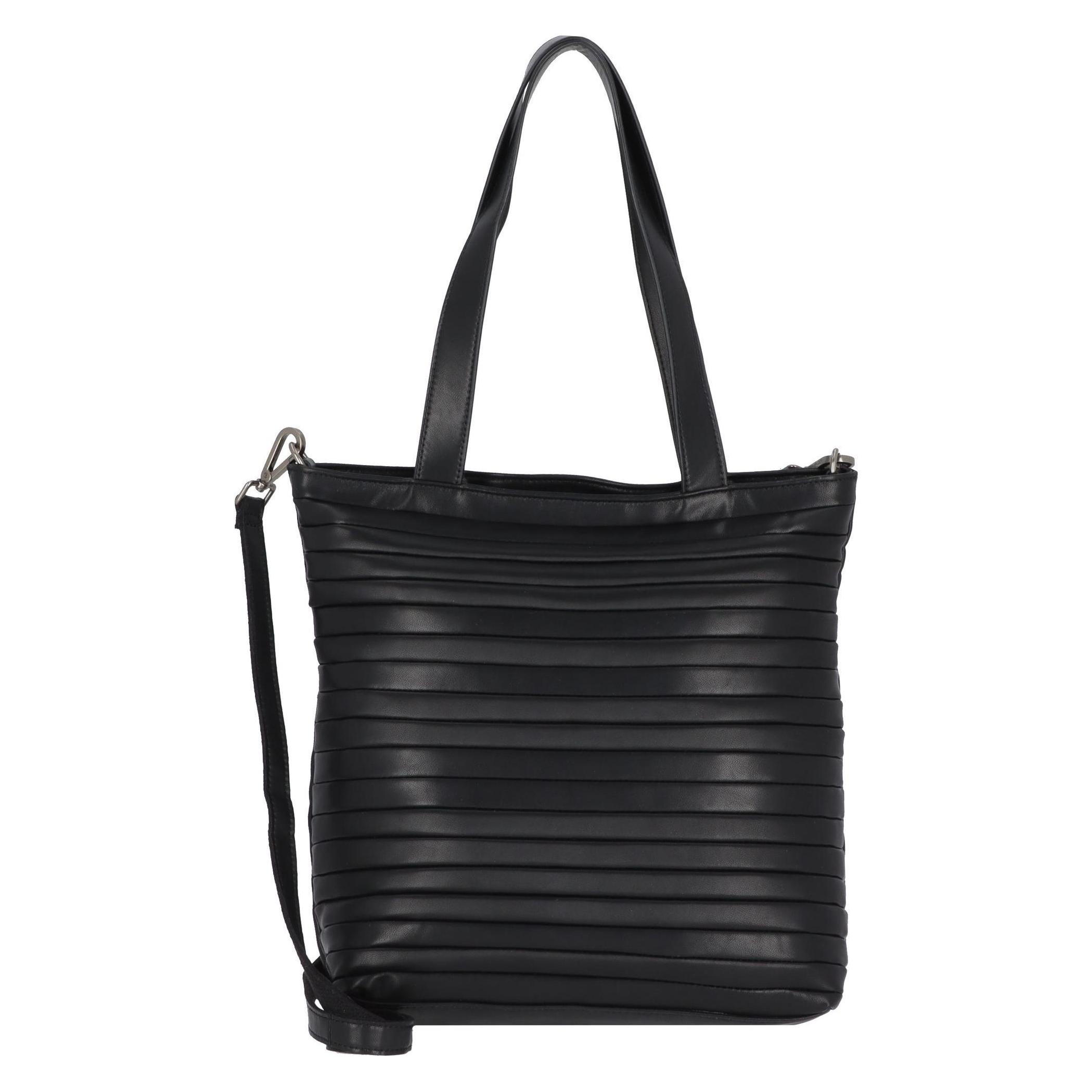 FredsBruder, Damen, Tasche, Tabily Shopper Tasche Leder 37 Cm, Schwarz
