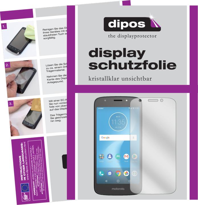 dipos I 2X Pellicola Protettiva Compatibile con Motorola
