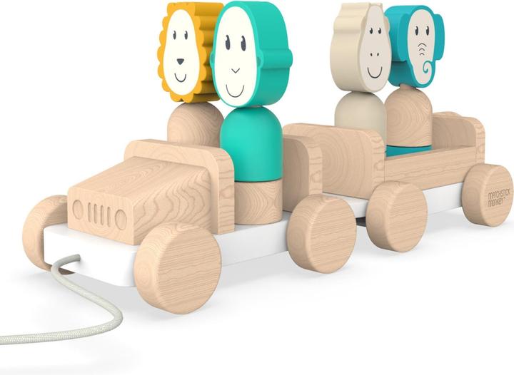 Image du produit Matchstick Monkey Jouets en bois Safari Jeep