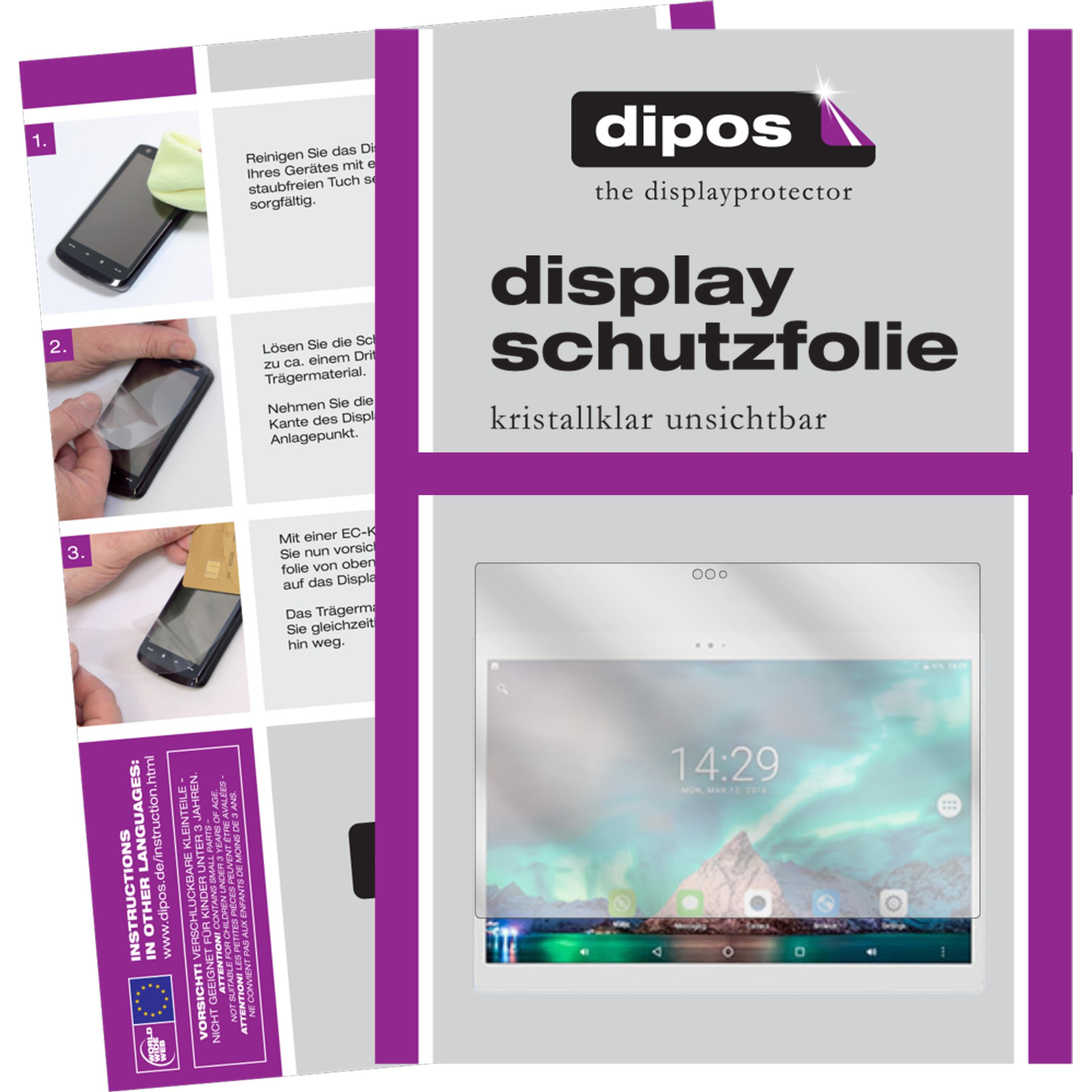 Dipos Displayschutzfolie Crystalclear (2 Stück, Alldocube X), Tablet Schutzfolie