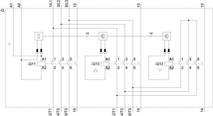 Actual product image Siemens Star-Delta comb.