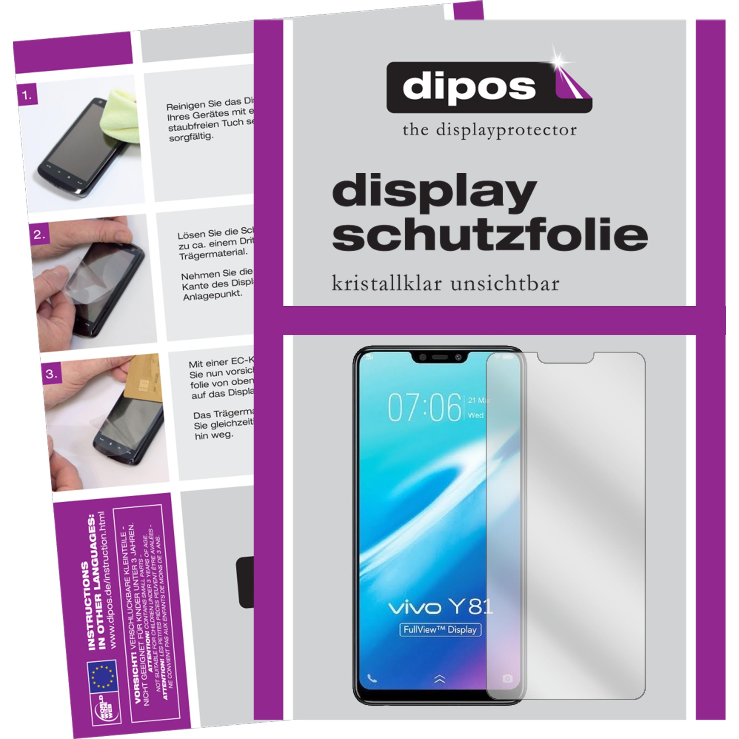 Thumbnail - Dipos Displayschutzfolie Crystalclear (2 Stück, Wiko Y81), Smartphone Schutzfolie, Transparent