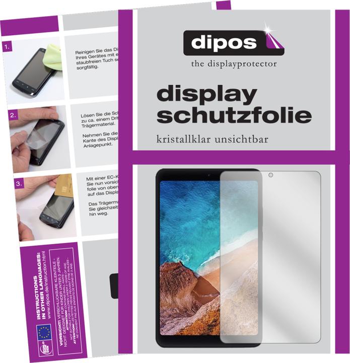 Produktbild Dipos Displayschutzfolie Crystalclear (2 Stück, Xiaomi Mi Pad 4)