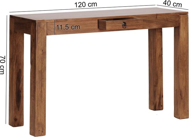 Produktbild FineBuy Konsolentisch (120 x 70 x 40 cm)
