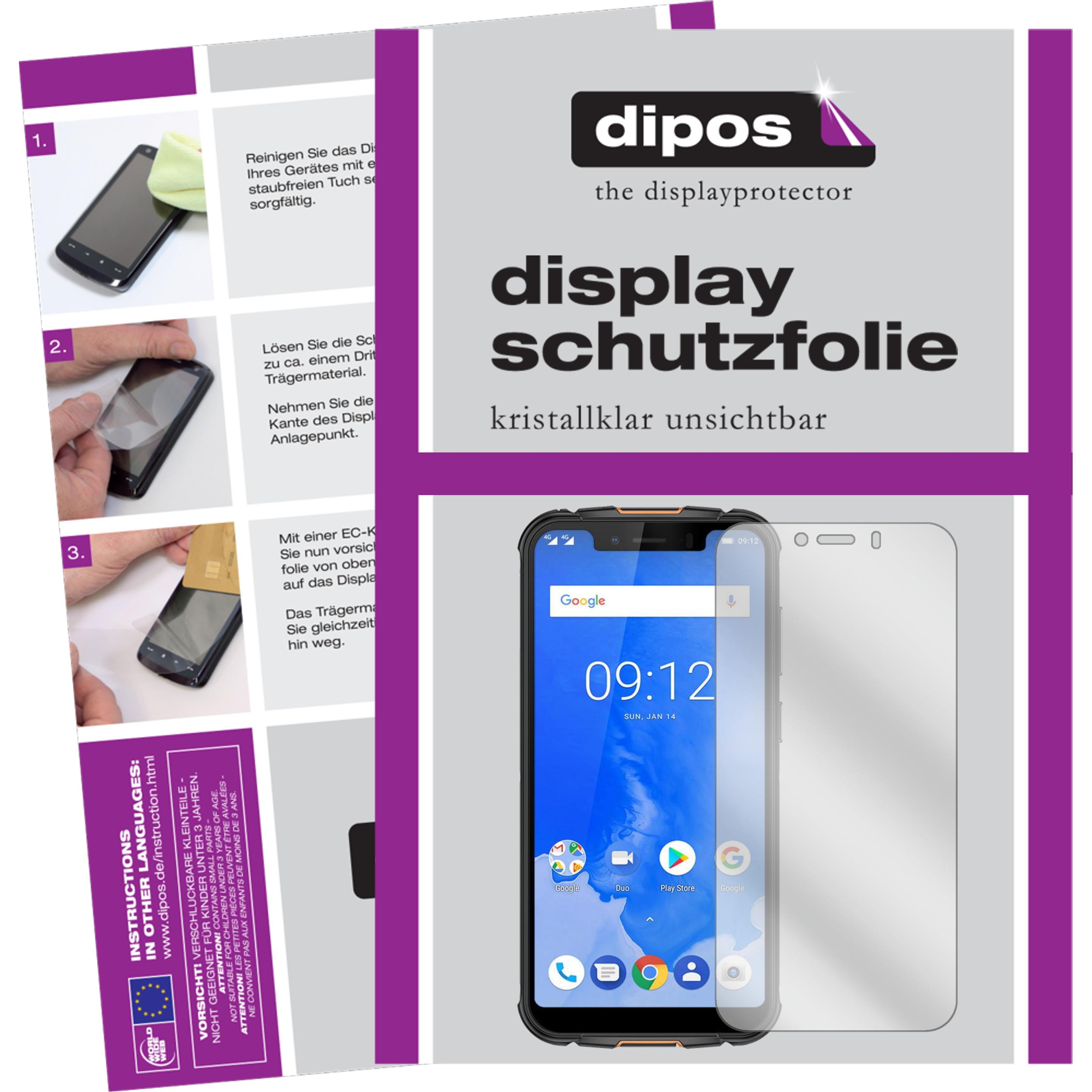 Dipos Displayschutzfolie Crystalclear (6 Stück, Ulefone Armor 5), Smartphone Schutzfolie, Transparent