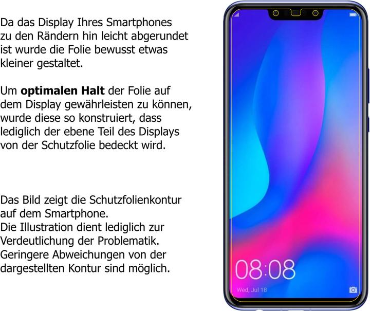 Actual product image Dipos Screen Protector Anti-Glare (2 pcs., Huawei Nova 3i)