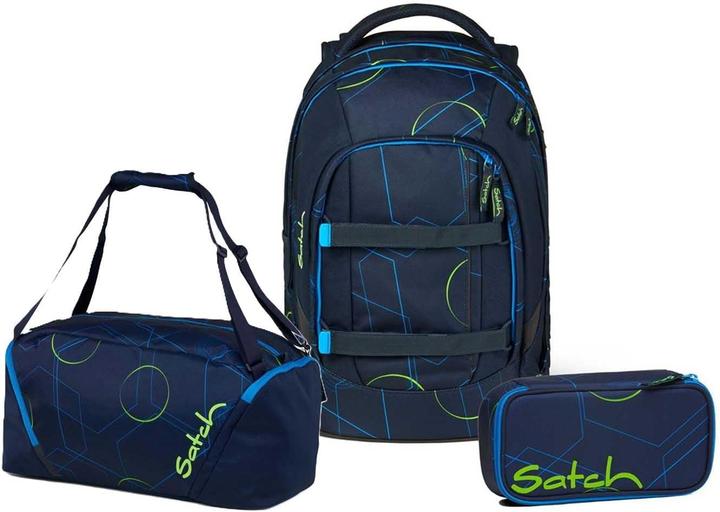 Actual product image Satch 3-teiliges Schulrucksack-Set mit Sporttasche (30 l)