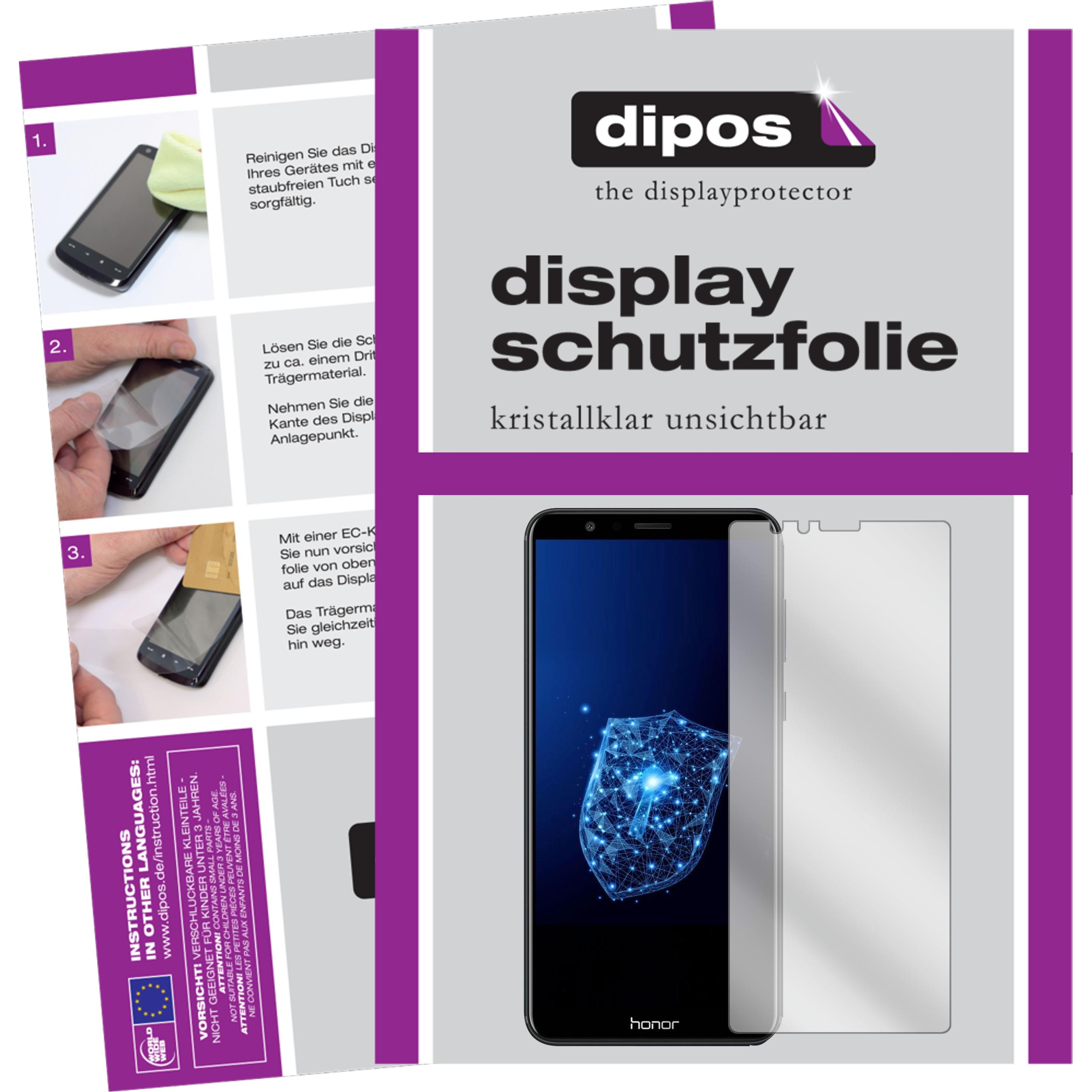 Thumbnail - Dipos Displayschutzfolie Crystalclear (2 Stück, Honor 7X), Smartphone Schutzfolie, Transparent