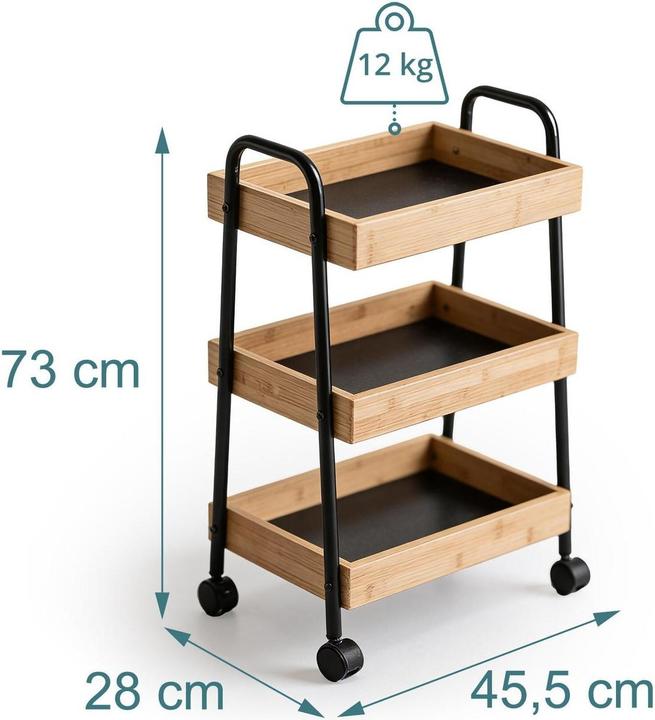 Actual product image Relaxdays trolley