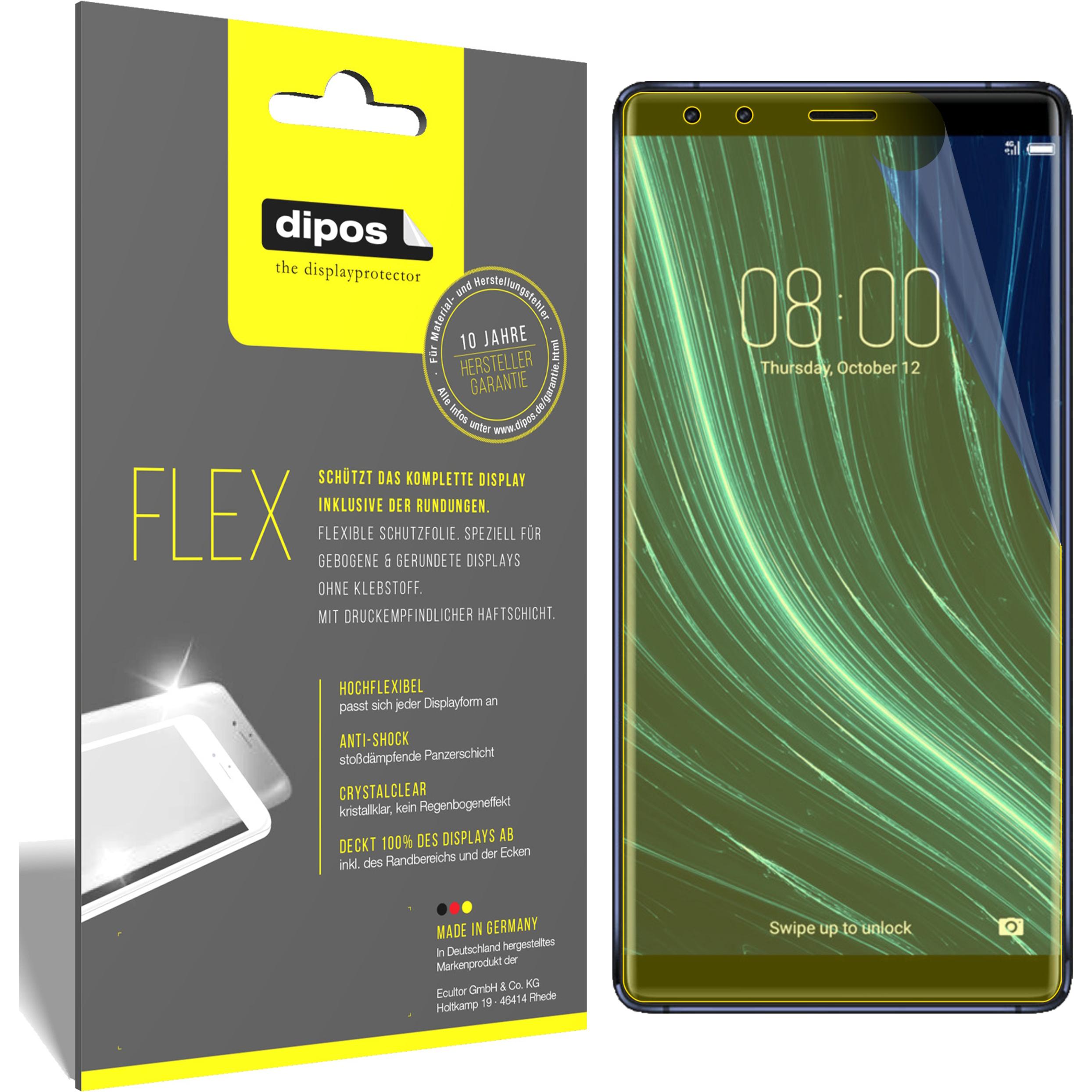 Thumbnail - Dipos Displayschutzfolie Full-Cover 3D (3 Stück, Archos Diamond Omega), Smartphone Schutzfolie, Transparent