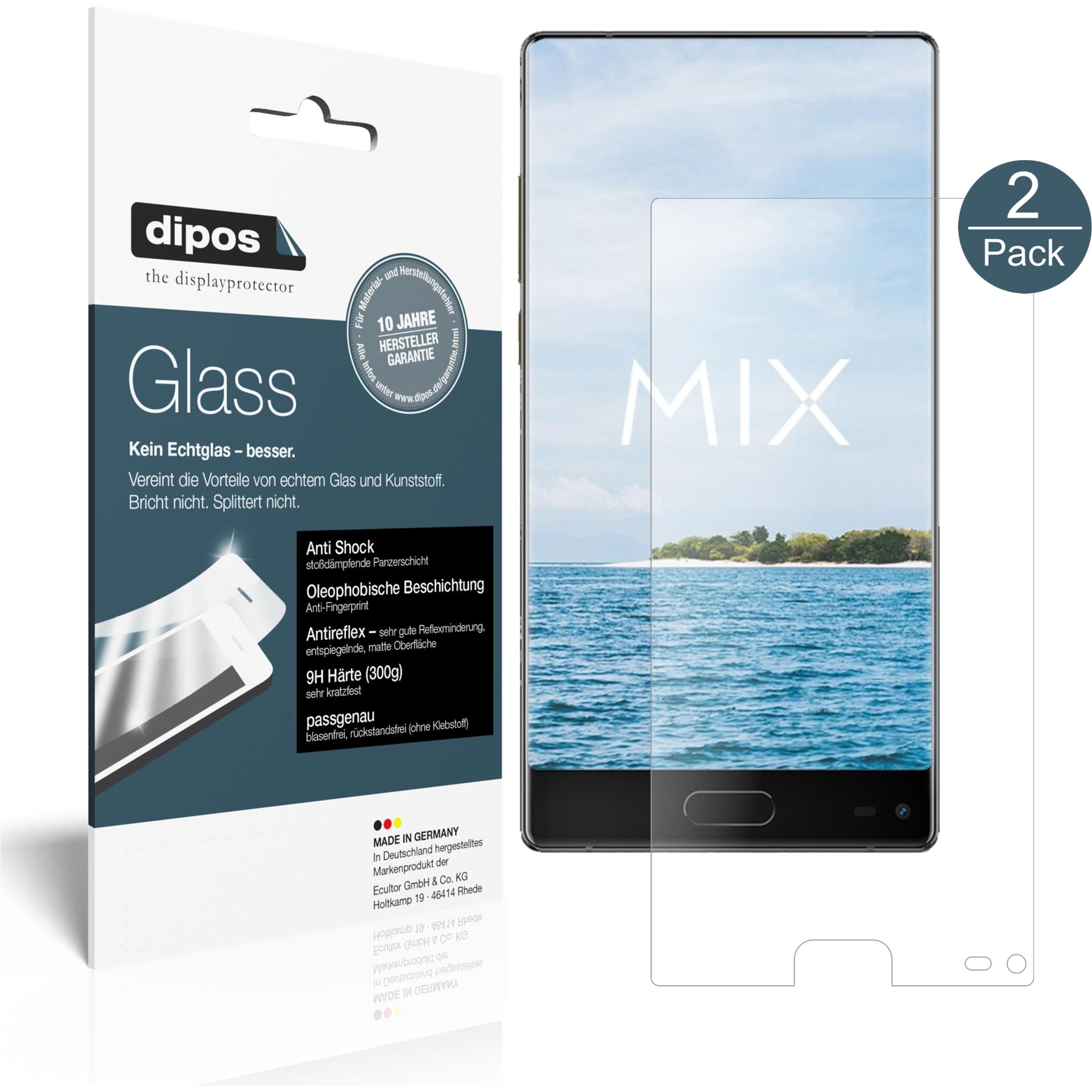 Dipos Displayschutz Anti-Shock (2 Stück, Ulefone Mix), Smartphone Schutzfolie, Transparent