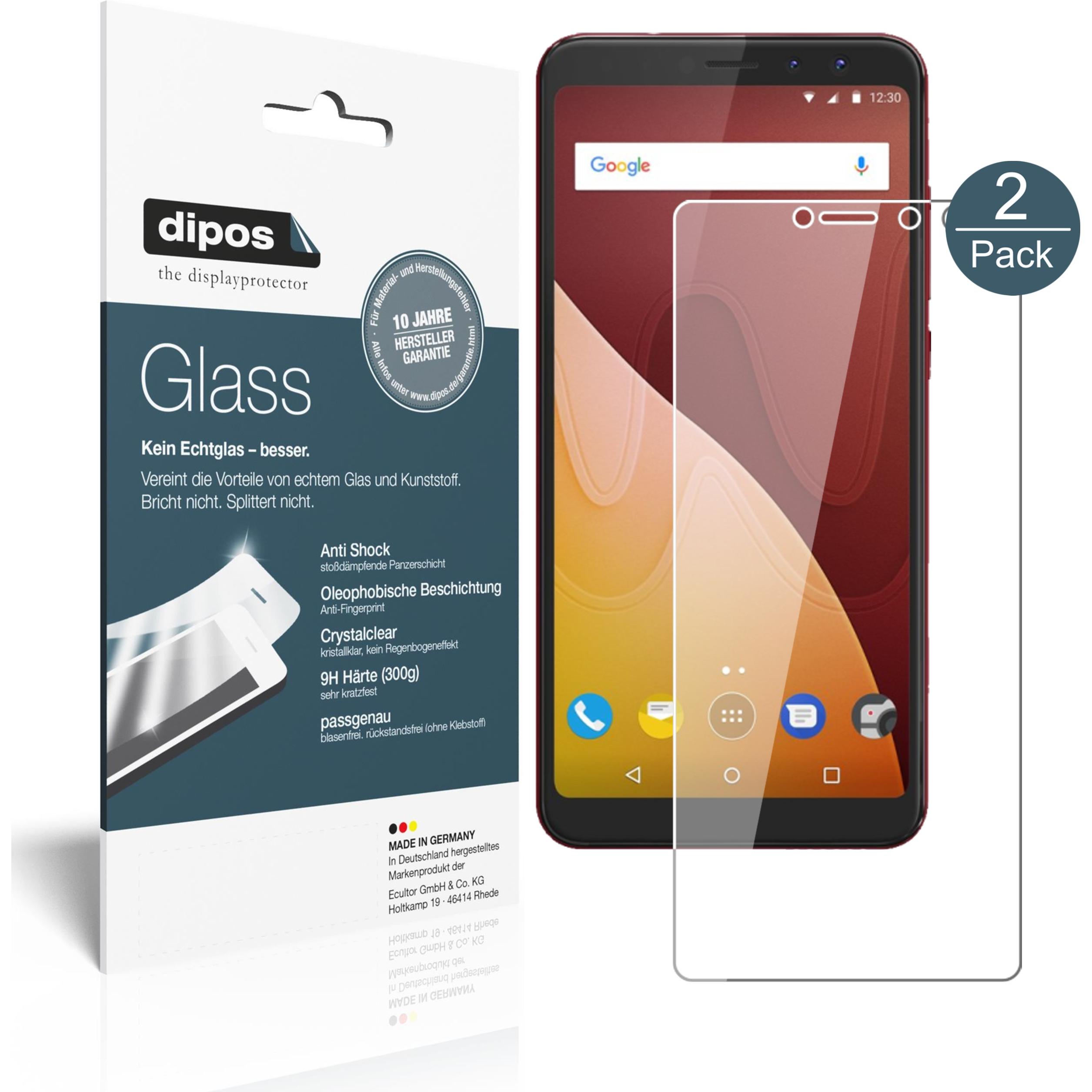 Dipos Displayschutz Anti-Shock (1 Stück, Wiko View Prime), Smartphone Schutzfolie, Transparent