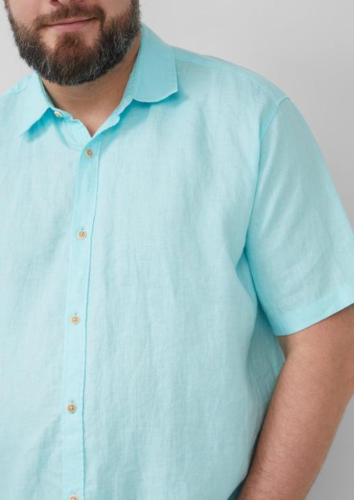 Immagine prodotto S.Oliver Hemd Regular Fit: Leichtes Kurzarmhemd aus 100% Leinen (5XL)